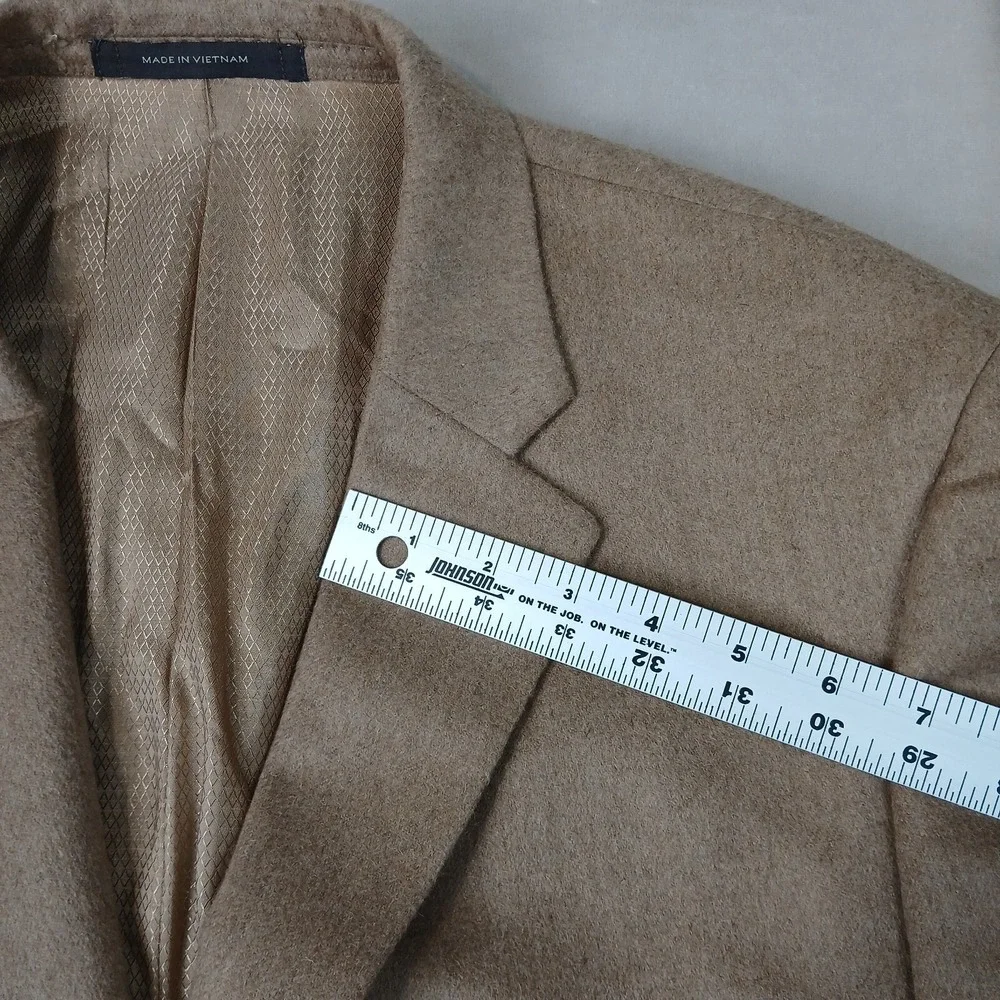 Tasso Elba Lanificio Campore 44R Mens Sport Coat‎ Jacket Blazer Camel Hair